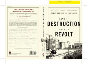 Days of Destruction - Days of Revolt - Book
