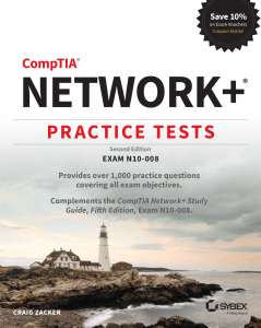 CompTIA Network+ Practice Tests - Exam N10-008, 2nd Edition