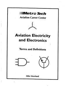 Aviation Electricity and Electronics