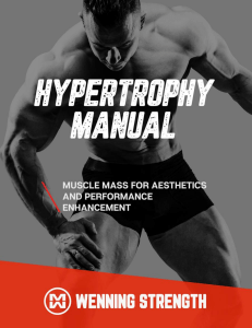 Hypertrophy Manual - Wenning
