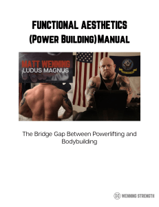 Powerbuilding Manual - Wenning