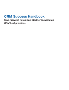 Gartner CRM Handbook