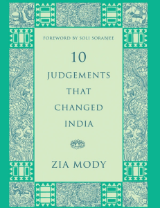 Zia Mody - 10 Judgements That Changed India-Penguin India (2013)