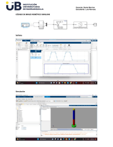 CÓDIGO DE BRAZO ROBÓTICO SIMULINK