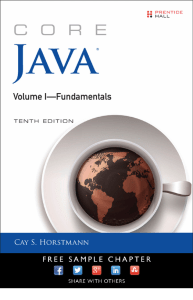 Core Java Fundamentals Textbook