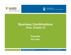 2. Business Combinations