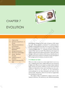 Basics of Evolution