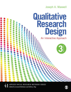 Qualitative Data Analysis A Methods Sourcebook