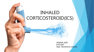Inhaled Corticosteroids