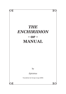 Epictetus - Manual