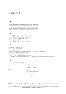 Proakis Manolakis - Digital Signal Processing  Solution