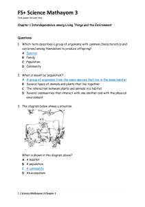 FS Sc M3 test paper key