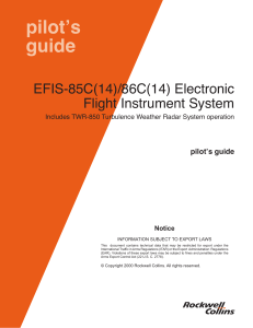 Collins 85C EFIS Manual