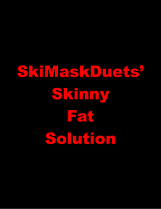 SMD skinny fat solution final pdf