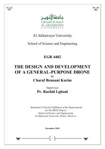 THE DESIGN AND DEVELOPMENT OF A GENERAL-PURPOSE DRONE