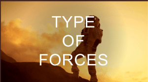 TYPES OF FORCES COVER LESSON POWERPOINT WITH QUIZ APE WM 2022-2023 SUMMER