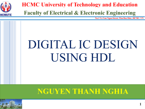 Chapter 1 - Introduction to Digital System Design