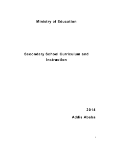 Secondary Curriculum & Instruction- Final ( New)