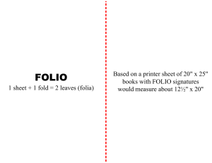Book sizes and formats in early printing