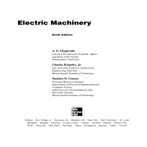 Electric Machinery Fitzgerald