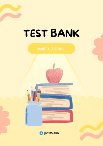 Test bank 1