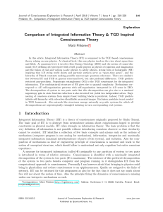 Comparison of Integrated Information Theory & TGD Inspired Consciousness Theory