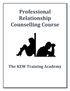 RELATIONSHIP COUNSELLING Course PDF