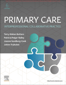 Primary Care A Collaborative Practice, 6e By Terry Mahan Buttaro, Patricia Polgar-Bailey, Joanne Sandberg-Cook, JoAnn Trybulski