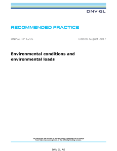 DNVGL-RP-C205-Environmental conditions and environmental loads