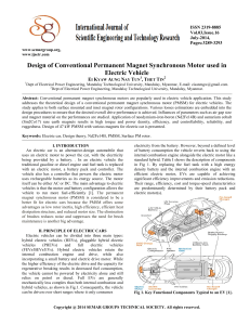 PMSM Design for Electric Vehicles