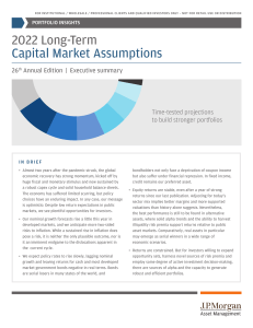 JP Morgan Market outlook 