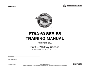 PT6A-60 SERIES TRAINING MANUAL