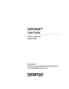vcs user guide large