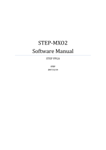 STEP-MXO2 Software Manual 1.0