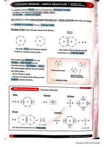 Chemical bonding explained