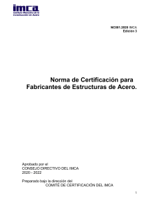 norma certificacion fabricantes