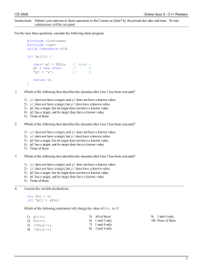 Q3.C++Pointers