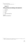Master Copy Guidelines WHO Site Master File Guidelines for Pharmaceuticals
