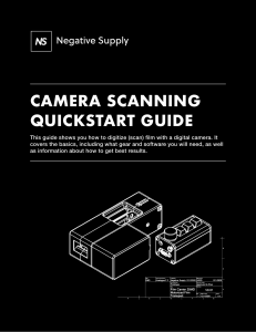 Camera Scanning Quickstart Guide