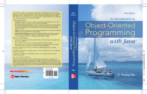 An Introduction to Object-Oriented Programming with Java, Fourth Edition