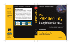 95. Pro PHP Security