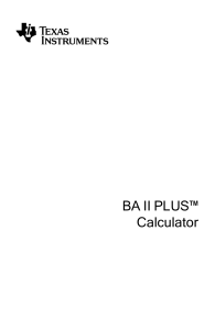 BA II PLUS EN