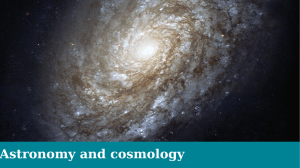 Astronomy Cosmology