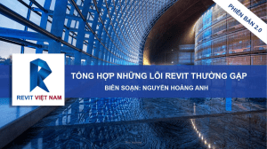 Tổng hợp lỗi thường gặp ở Revit tập 2 2