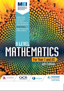 OCR MEI Maths Textbook Y1