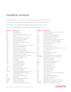 CompTIA-APlus-901-Acronyms