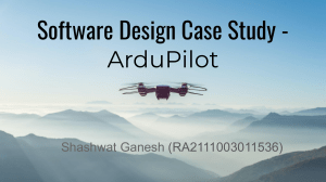 Software Design Case Study - ArduPilot