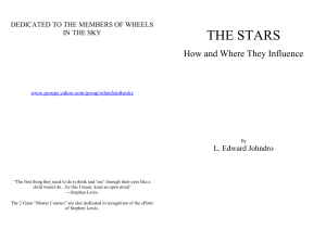 Johndro, E. The Stars How and where they influence