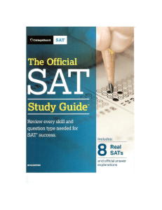 Official SAT 10 tests by College Board