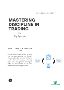 Mastering Discipline in Trading